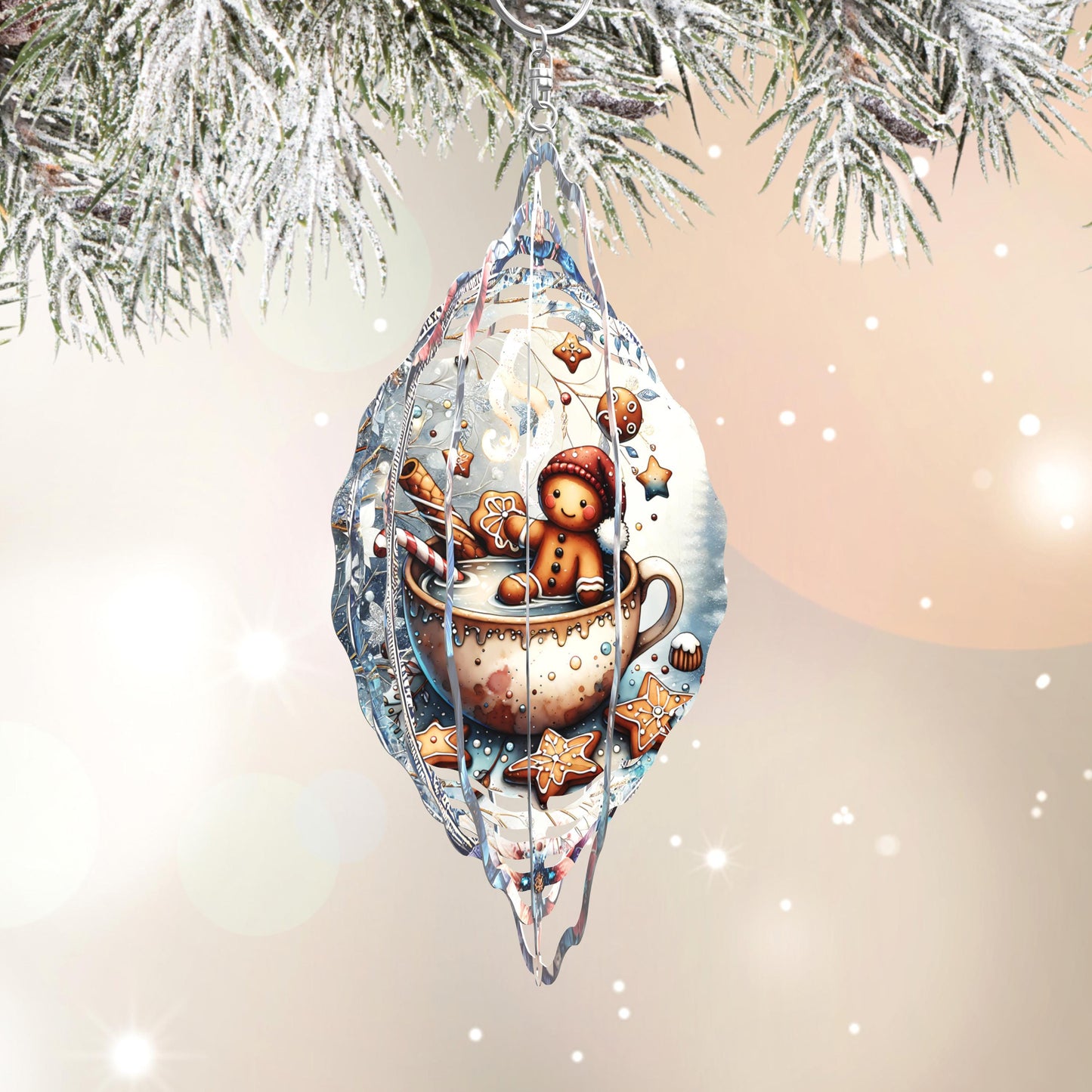 Relaxing Gingerbread Wind Spinner