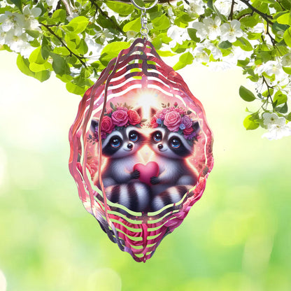 Sweetheart Wind Spinner, Aluminum Sublimation Porch Decor