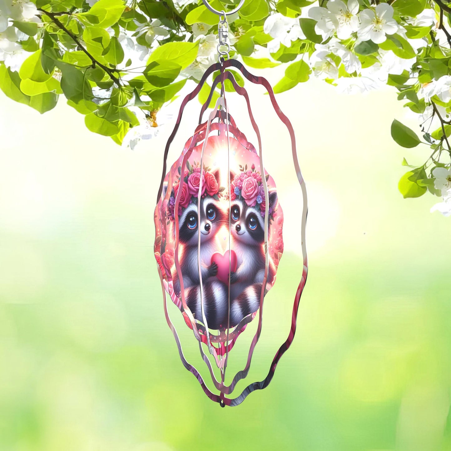 Sweetheart Wind Spinner, Aluminum Sublimation Porch Decor