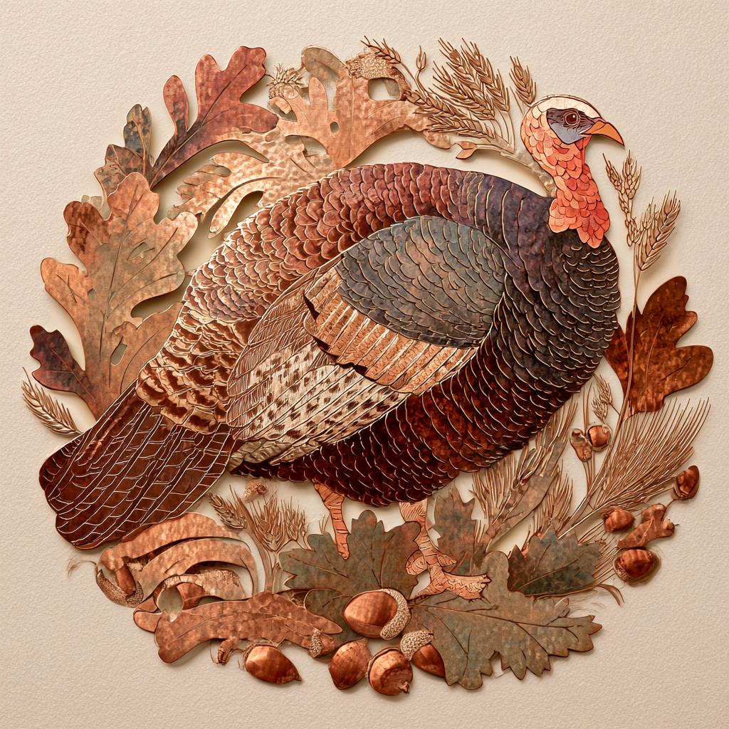 Wild Turkey Metal Wall Art Rustic Hunting Lodge Farmhouse Decor