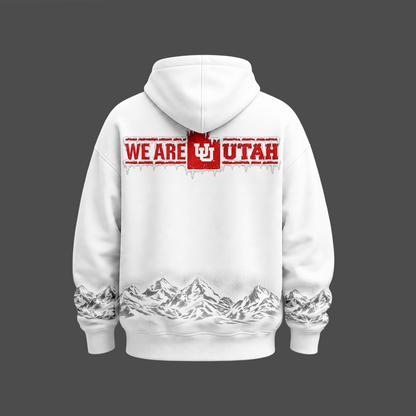 Exclusive 2026 Hoodie Ice Cold WHITE OUT Utah Utes football
