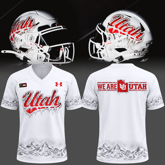 Exclusive 2026 Jersey Ice Cold WHITE OUT Utah Utes football