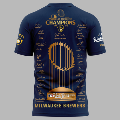 Milwaukee Brewers World Series Champions 2026 T-Shirt